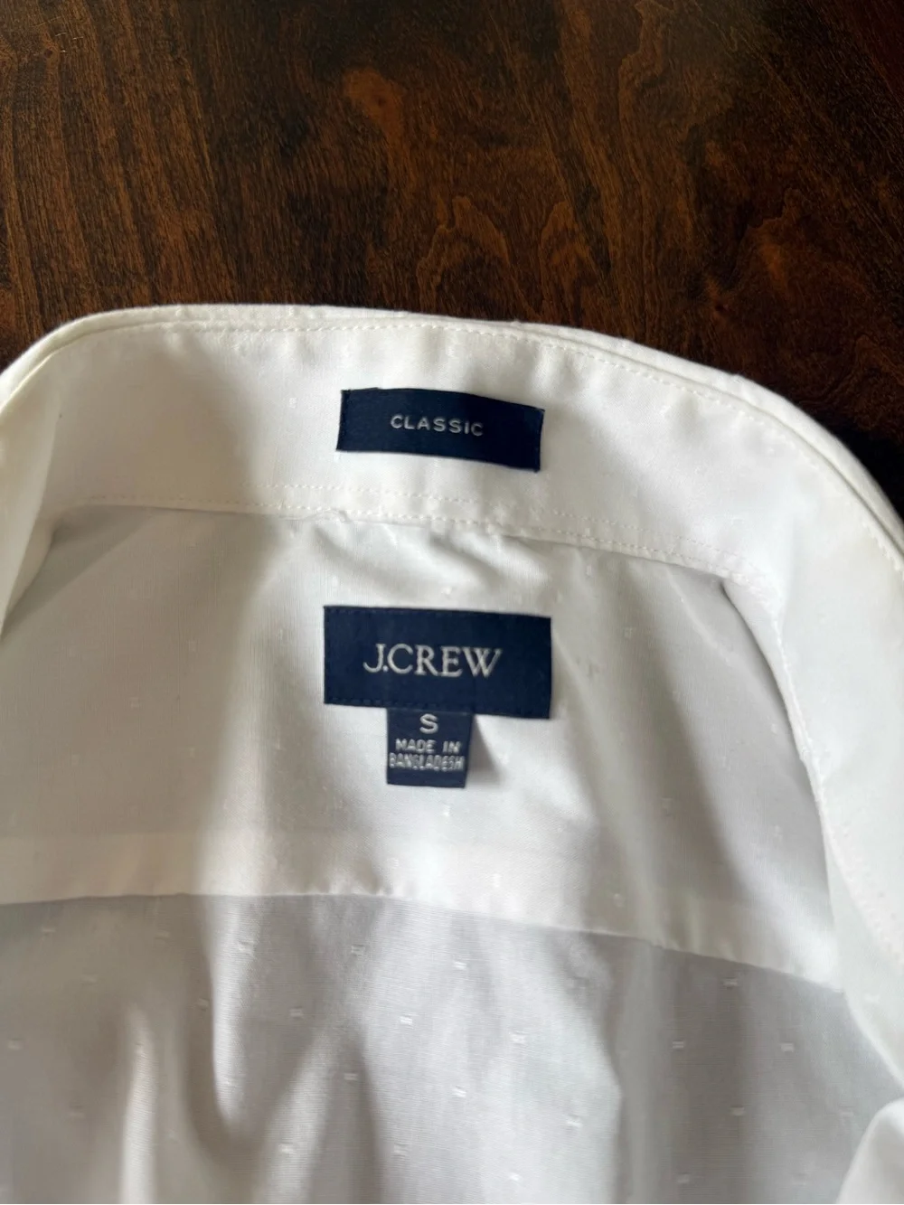J. Crew crisp white